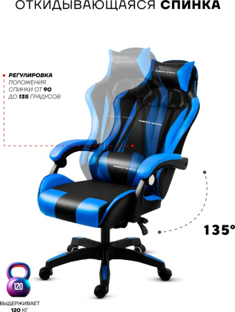 Игровое кресло Sport&Fitness SFBRGC14, синий, черный
