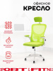 Офисное кресло Sport&Fitness SFBRCS20W, белый, зеленый
