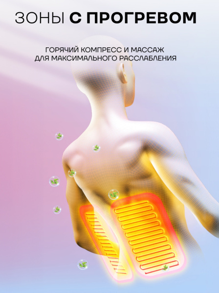 Массажное кресло Sport&Fitness SF-MC04-White до 150 кг 20 программ