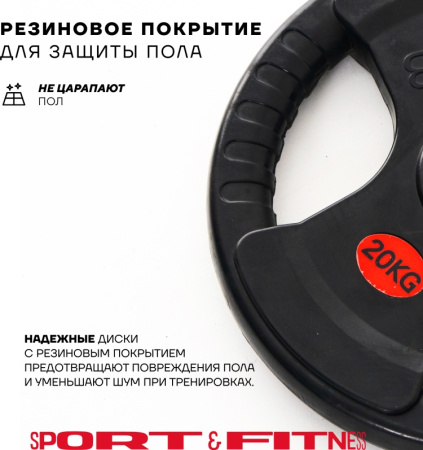 Диск Sport&Fitness SFBRD0012 20 кг