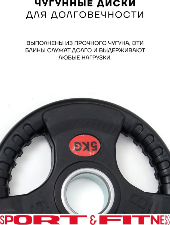 Диск Sport&Fitness SFBRD005-5 5 кг