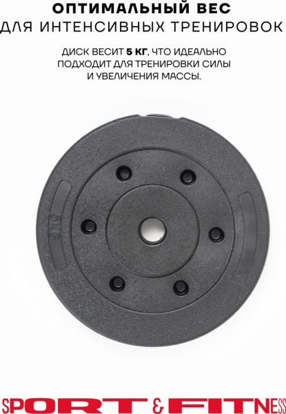 Диск Sport&Fitness SFBRD0013 5 кг