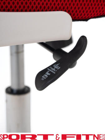 Офисное кресло Sport&Fitness SFBRCS20W, белый, красный