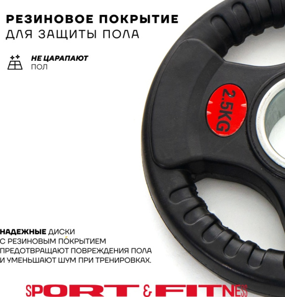 Диск Sport&Fitness SFBRD0012-4 2.5 кг