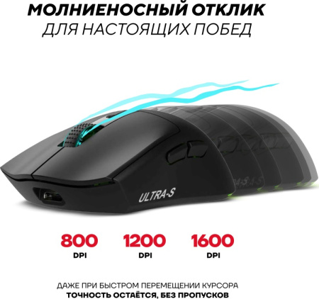 Мышь Ultra-S ULTMICE11-WD139-1-Combo1 черный