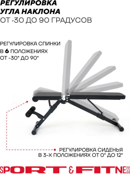 Sport&Fitness скамья SFBRS016