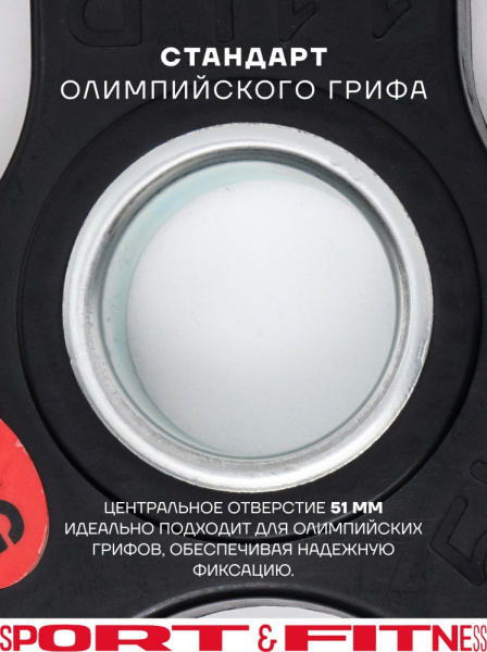 Диск Sport&Fitness SFBRD005-5x2 10 кг