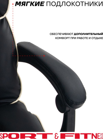 Игровое кресло Sport&Fitness SF-GC19FR, черный