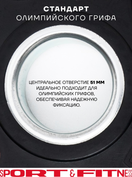 Диск Sport&Fitness SFBRD006-2.5 2.5 кг
