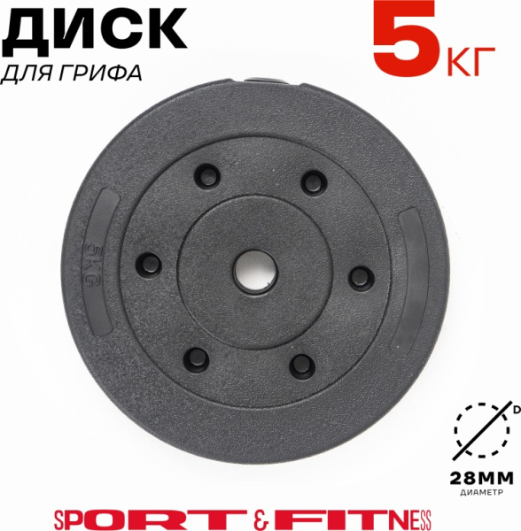 Диск Sport&Fitness SFBRD0013 5 кг