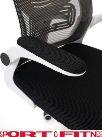 Офисное кресло Sport&Fitness SFBRCS20W, белый, серый