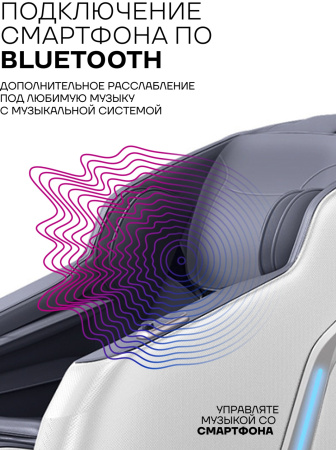 Массажное кресло Sport&Fitness SF-MC05-White до 150 кг 20 программ