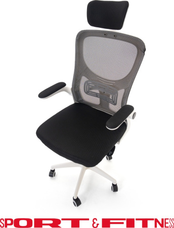Офисное кресло Sport&Fitness SFBRCS20W, белый, серый
