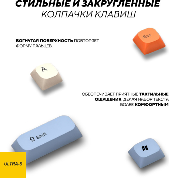 Клавиатура Ultra-S ULTKB02-3 белый