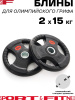 Диск Sport&Fitness SFBRD003-15x2 30 кг
