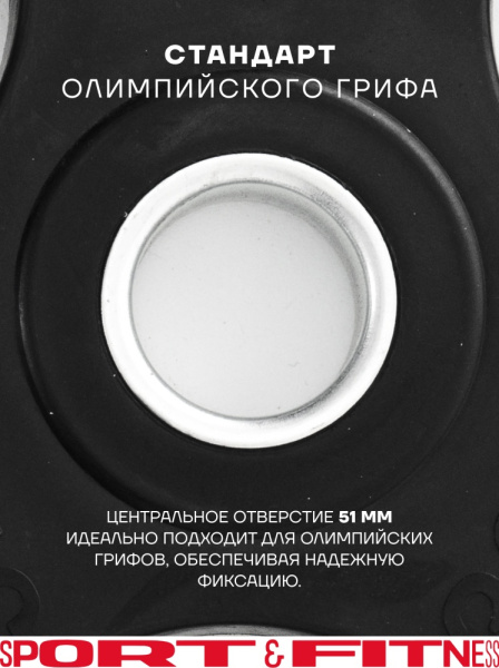 Диск Sport&Fitness SFBRD003-15x4 15 кг