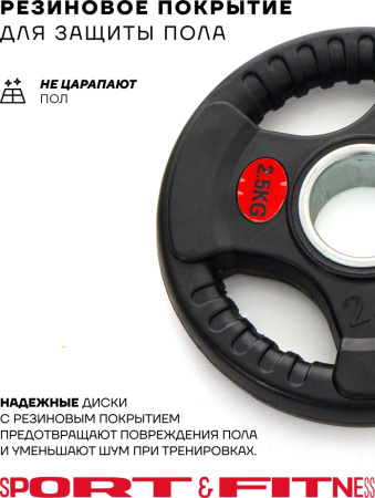 Диск Sport&Fitness SFBRD006-2.5 2.5 кг