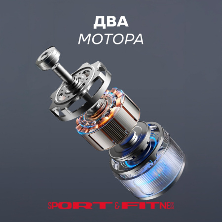 Виброплатформа Sport&Fitness горизонтальная VP001 черная