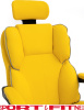 Игровое кресло Sport&Fitness SF-GC19FR, желтый