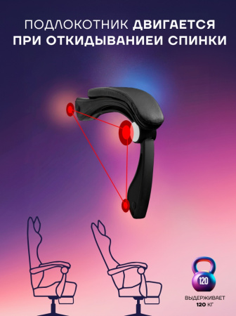 Игровое кресло Sport&Fitness SFBRFRGC14, черный