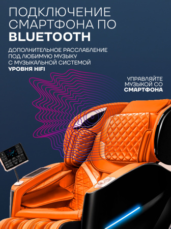 Массажное кресло Sport&Fitness SFBRMC10 до 200 кг 20 программ