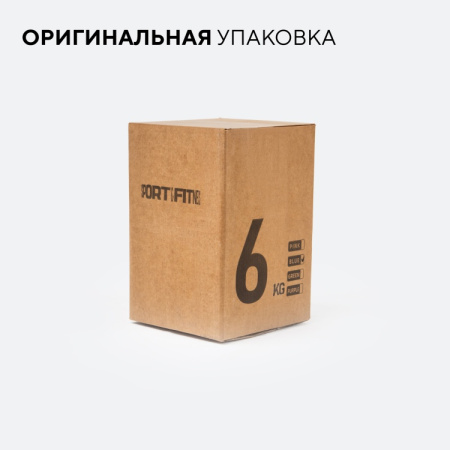 Гиря Sport&Fitness SFBRKB002 цельнолитая 6 кг