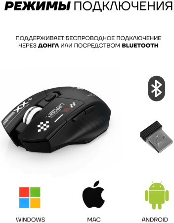 Мышь Ultra-S ULTMICE10-M100-Combo1 черный