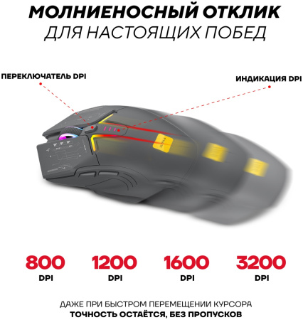 Мышь Ultra-S ULTMICE11-H2 черный