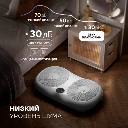 Виброплатформа Sport&Fitness горизонтальная VP010 белая