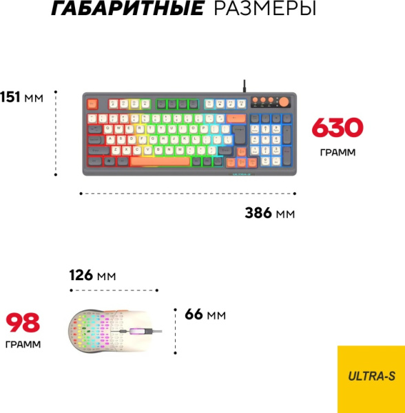Мышь Ultra-S ULTMICE09 черный