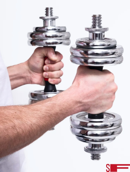 Набор гантелей Sport&Fitness разборная 30 кг