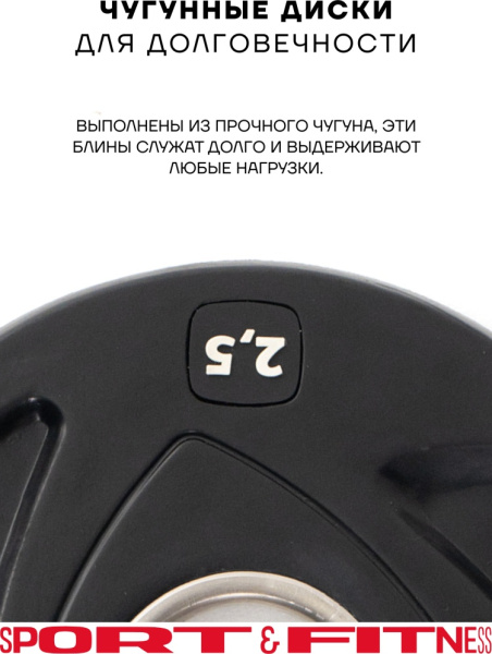Диск Sport&Fitness SFBRD0011-2.5x2 5 кг