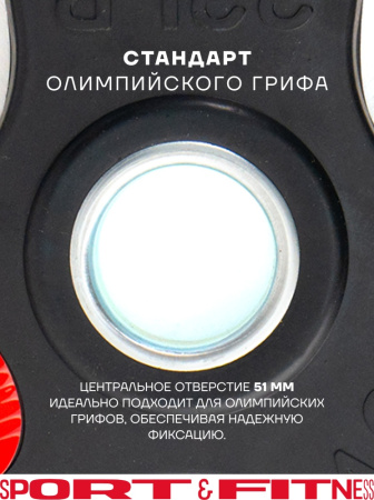 Диск Sport&Fitness SFBRD002-20x4 20 кг