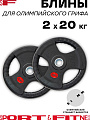 Диск Sport&Fitness SFBRD002-20x2 40 кг