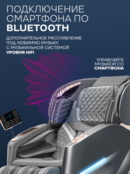 Массажное кресло Sport&Fitness SFBRMC10 до 200 кг 20 программ