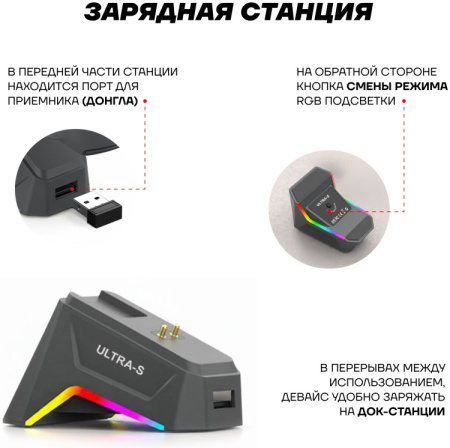 Клавиатура Ultra-S ULTKB01-Combo8 черный