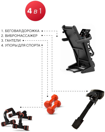 Беговая дорожка Sport&Fitness SF-TMBr-013 электрическая